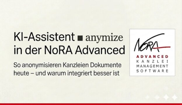 KI-Assistent anymize in der NoRA Advanced